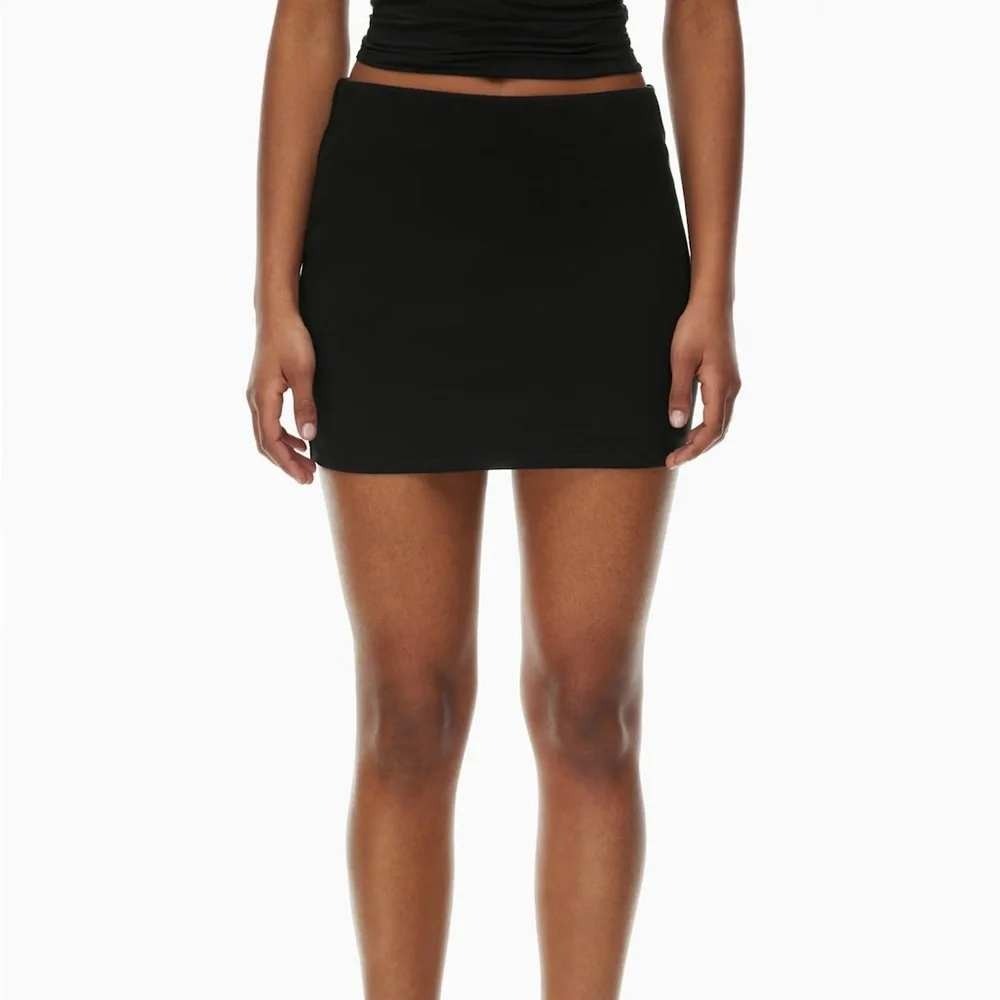 Aritzia Ten Black Knit Mini Skirt XS - Picture 2 of 4